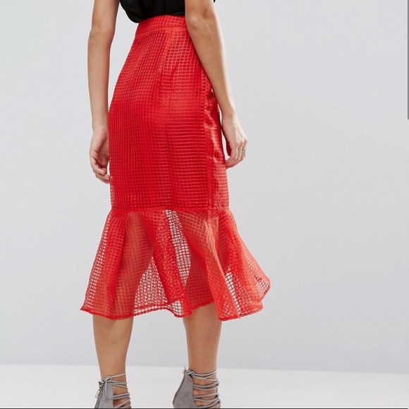 NWT ASOS Midi Skirt - Picture 2 of 8